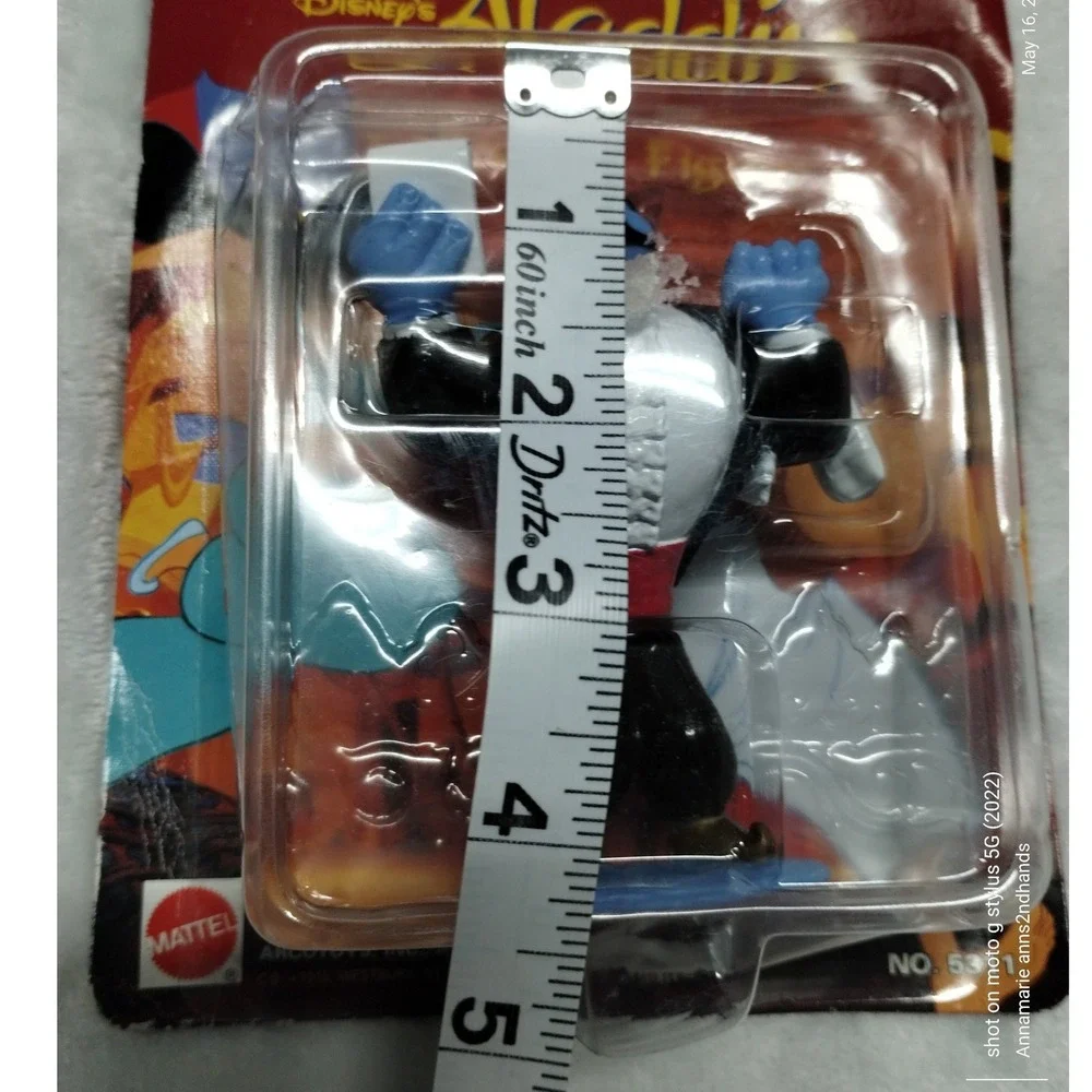 Disney Aladdin Genie Tuxedo‎ Collectible Figure Mattel Vintage 90s New Sealed